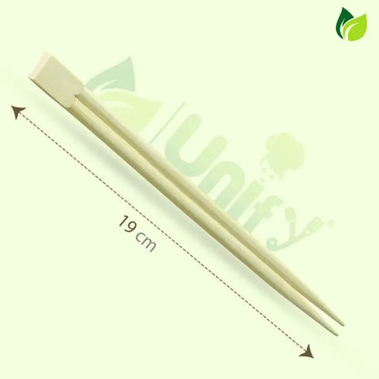 25 Pairs Bamboo Chopsticks | 8in Sushi & Noodles | Eco-Friendly25WDCHOPSTICK1 2