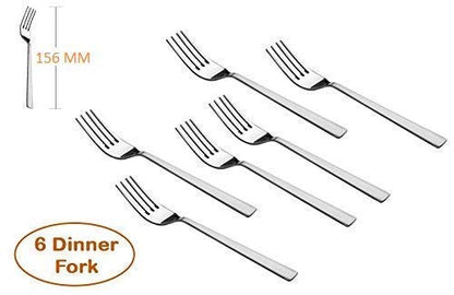12pc Stainless Steel Spoons & Forks | Tea Coffee | Mirror Polished
