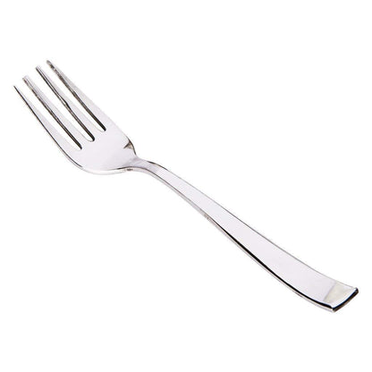 12 Pcs Stainless Steel Dinner Forks – 15.5 cm Silver Fruit & Dining Table Forks, Premium Cutlery Set for Home, Kitchen & Dining Tableware