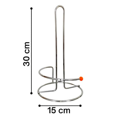 1 Pc Kitchen Napkin & Paper Towel Holder – Chrome Finish, Multipurpose Tissue Roll Stand for Kitchen or Dining, Set of 1