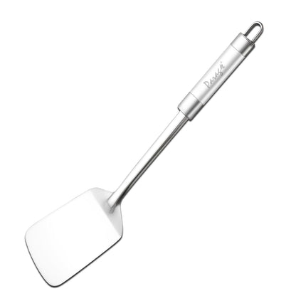 1 Piece Stainless Steel Turner/Spatula for Cooking and Serving, Dosa, Roti, Omelette & Paratha (36.8 cm, Silver)