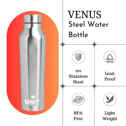 4-Pack 1 L Stainless Steel Water Bottles - Leak Proof, Rust-Free, BPA Free4VENUS1 4