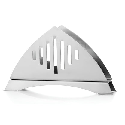 2 Pcs Stainless Steel Napkin Holders – Matt Finish, Slotted Lines, Kitchen & Dining