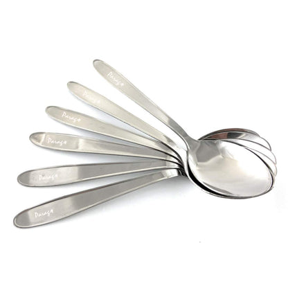 12 Pcs Stainless Steel Dinner Spoon Set | 15.5 cm Regency Table Spoons Silver