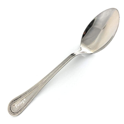 12 Pcs Stainless Steel Dinner Spoon Set | 15.5 cm Juhi Table Spoons Silver