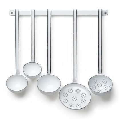Stainless Steel Wall Cloth Hanger with 9 Hooks | Door Mounted Hook Rail for Bathroom & Kitchen | 30.5 cm, Silver