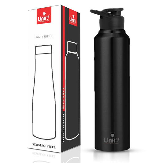 Stainless Steel Sipper Bottle | 1L Leak-Proof | Saturn Black