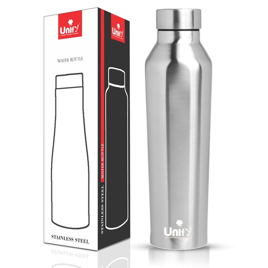 Stainless Steel Water Bottle | 1L Leak-Proof | Venus Silver