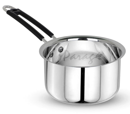 Stainless Steel Saucepan | 1L Heavy Gauge | Silver