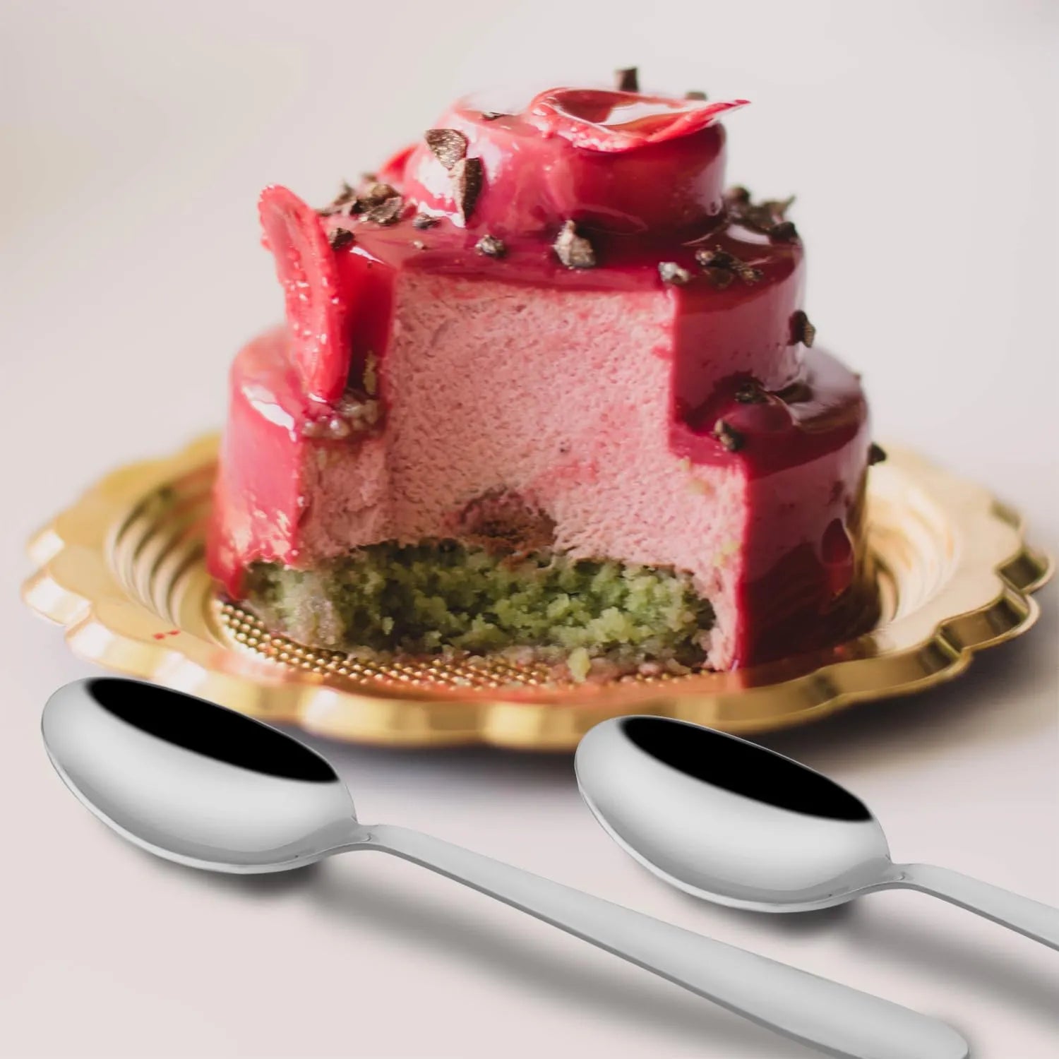 Stainless Steel Dinner Spoon Set of 12 | 16 cm Silver Spoons for Home & Kitchen | Sigma Design 12SIGMA17BS 3