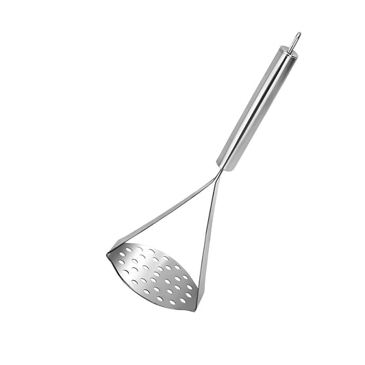 Stainless Steel Potato & Vegetable Masher, 24.5 cm – Kitchen Tool for Pav Bhaji, Home & Kitchen, Silver Finish