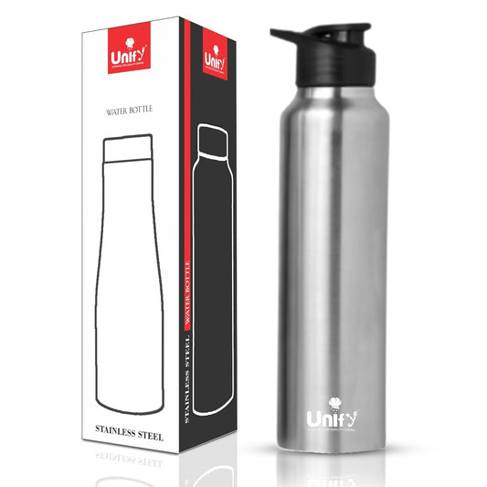 Stainless Steel Sipper Bottle | 1L Leak-Proof | Saturn Silver