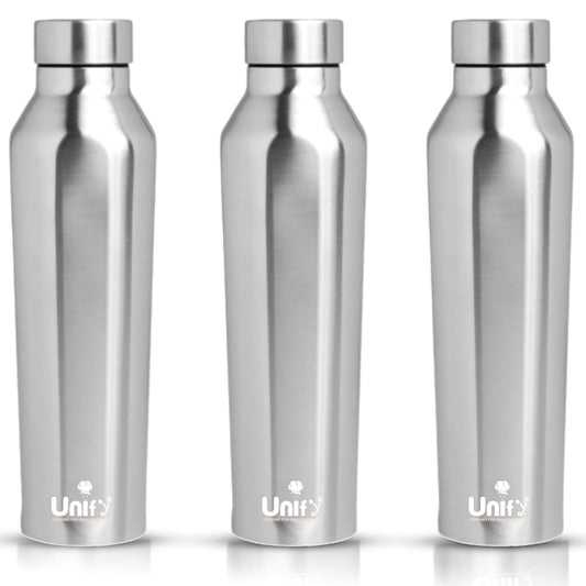 3pc Stainless Steel Water Bottles | 1L Venus Leak-Proof