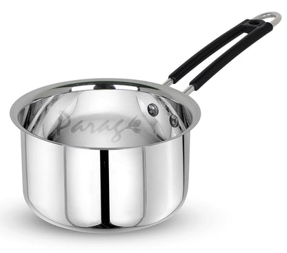 Stainless Steel Saucepan | 1.75L Heavy Gauge | Silver