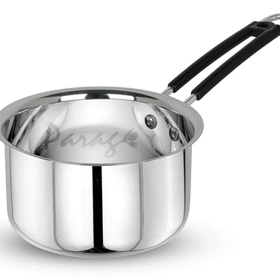 Stainless Steel Saucepan | 1.25L Heavy Gauge | Silver