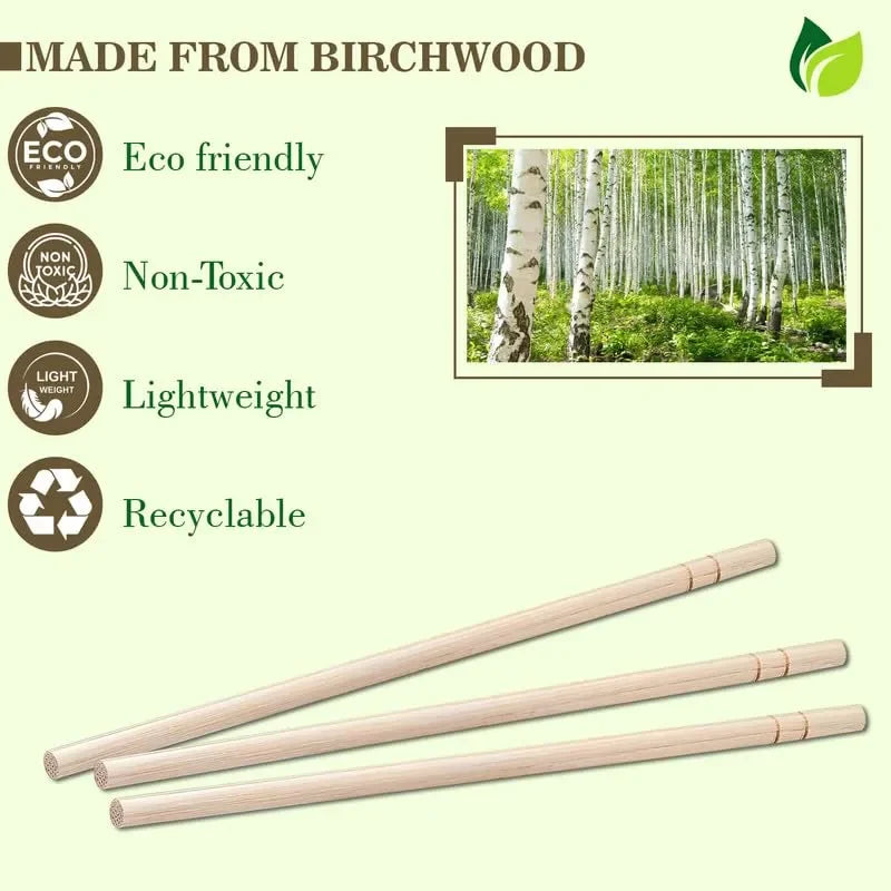 100 Wooden Stirrer Sticks | 8in Cocktail Coffee Tea | Bar Café100WDSTIRRER1 3