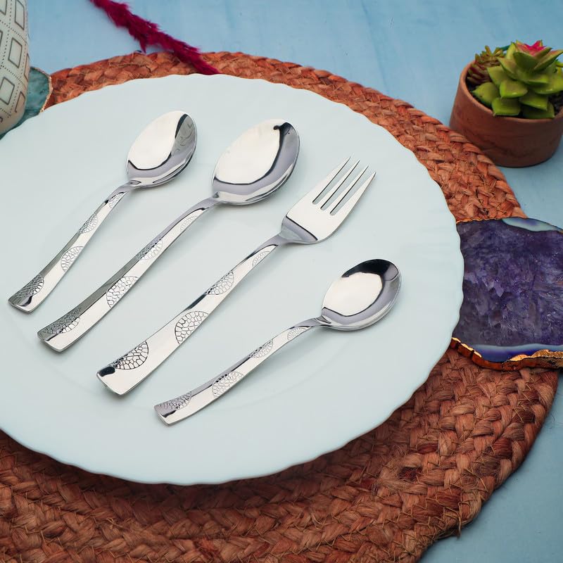 24pc Stainless Steel Cutlery | Gift Box | Spoons Forks