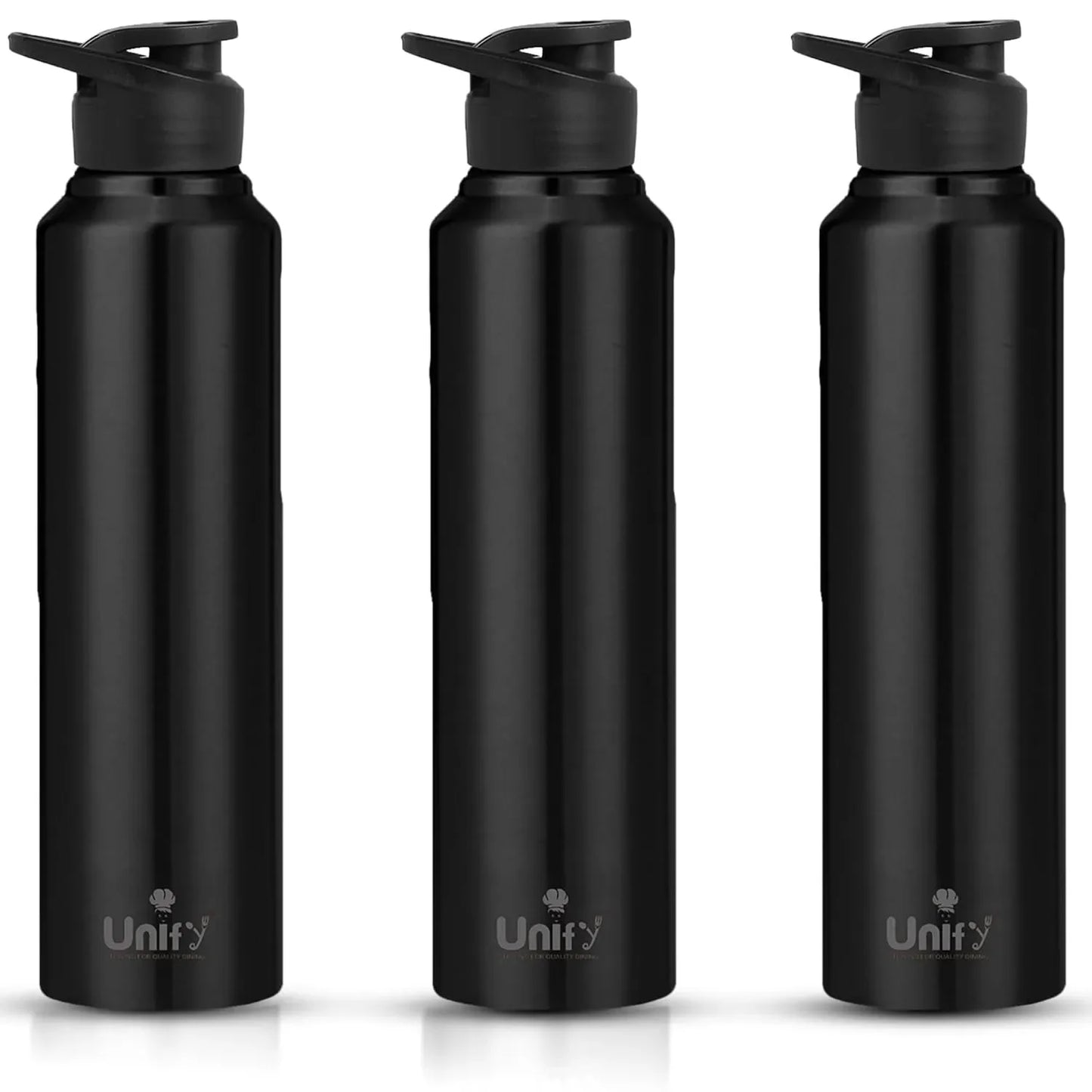3pc Stainless Steel Sipper Bottles | 1L Saturn Black3SATURNSIPBLACK1 1