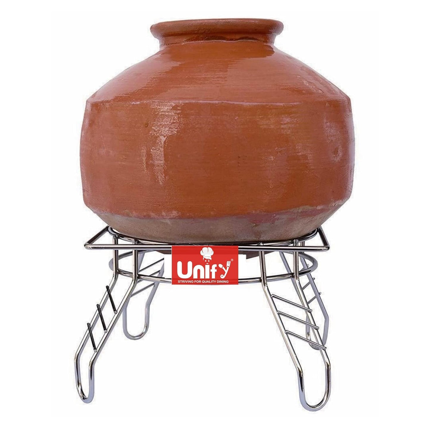 Stainless Steel Matka Stand | Heavy-Duty Pot Stand & Kitchen Organizer Chrome