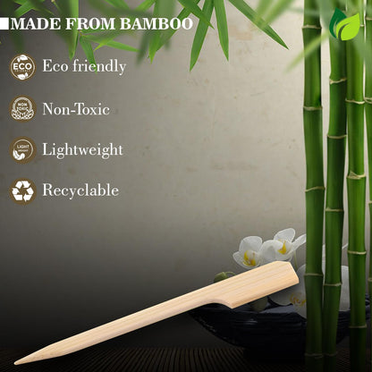 400 Pcs Wooden Gun Skewers – 5 Inch, Skewer Set for BBQ, Grilling & Outdoor Dining, Ideal for Fruits, Kababs & Starters
