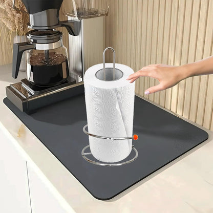 1 Pc Kitchen Napkin & Paper Towel Holder – Chrome Finish, Multipurpose Tissue Roll Stand for Kitchen or Dining, Set of 1