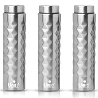 3pc Stainless Steel Water Bottles | 1L Mars Leak-Proof