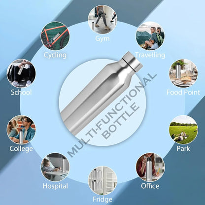 3pc Stainless Steel Water Bottles | 1L Venus Leak-Proof3VENUS1 3