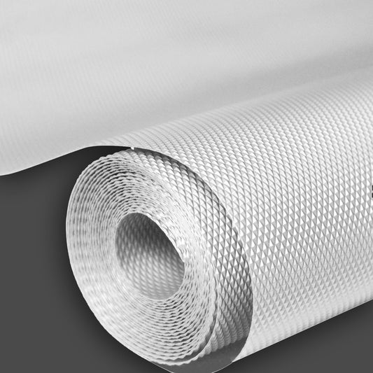 Transparent EVA Anti-Slip Shelf Liner Roll – 45 cm x 3 m, Multipurpose Mats for Bathroom, Kitchen, Cabinet, Drawer, Fridge, Cupboard & Table