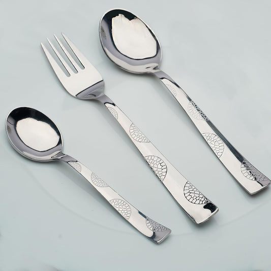 18pc Stainless Steel Cutlery | Moonpress Spoons Forks | Dining
