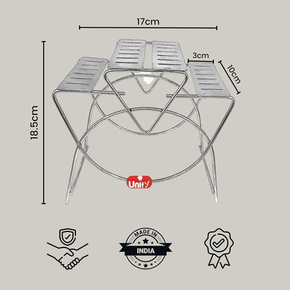Stainless Steel Cutlery Stand | Square Spoon & Fork Holder for Dining Table