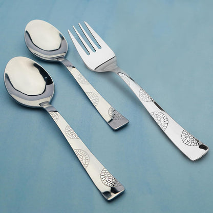 18pc Stainless Steel Cutlery | Moonpress Spoons Forks | Dining