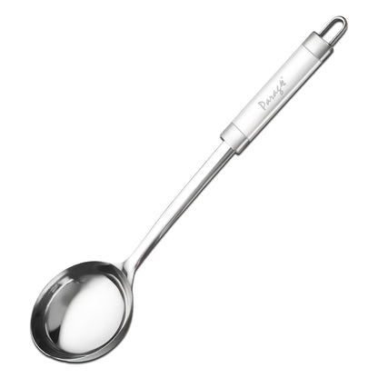 1 Pc Stainless Steel Kitchen Ladle for Cooking & Serving – 34.2cm, Silver, Ideal for Gravies, Dal, Curries, and Pouring