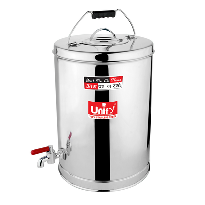 Stainless Steel Tea Container 10 Litre | Large Airtight Tea Storage Can | Food-Grade & Rust-Resistant, Café & Canteen Use TEA10LTR 1